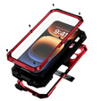Armored case for iPhone 16 Pro, R-JUST, red