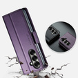 CASEME Litchi Wallet flip case for Samsung Galaxy Z Fold7 5G