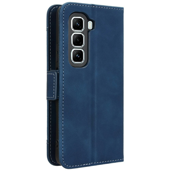 Flip case for Infinix Hot 50 Pro+ 4G, Card Slot, dark blue