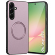 Case for Samsung Galaxy A56 5G, Leather Hybrid MagSafe, purple