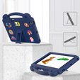 Children's case for Lenovo Tab M10 X505F X605F / Tab P10-X705F/L / Huawei T5 10.1, Cute Patterns, with stand, dark blue