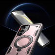Case for Samsung Galaxy S24 FE, Military MagSafe, pink