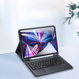 Case + keyboard iPad Pro 11 2022/2021/2020/2018 / do iPad Air 10.9 4 2020 / 5 2022, Dux Ducis Magnetic, black