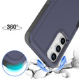 Armored Case for Samsung Galaxy A55 5G, Dual Shockproof, dark blue