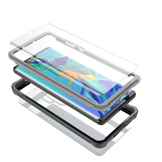 Case for Huawei P30 Pro, Shockproof, with film, black