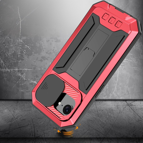 Armored case for iPhone 16E, R-JUST, red