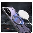 Case for Samsung Galaxy A36, Military MagSafe, purple