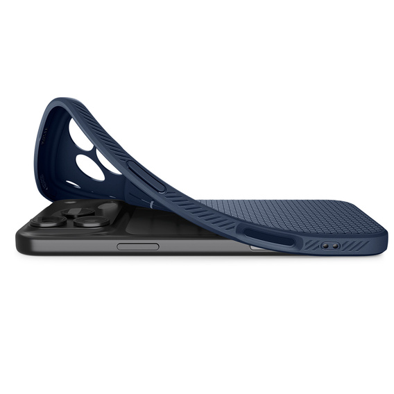 Spigen Liquid Air Case for iPhone 17 Pro, Navy Blue