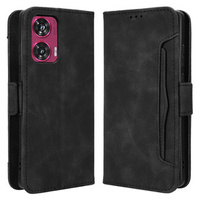 Flip case for Motorola Edge 50 Fusion 5G, Card Slot, black