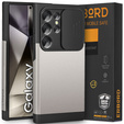 Case for Samsung Galaxy S24 Ultra, ERBORD MagProtect Slide Camera, gray gunmetal