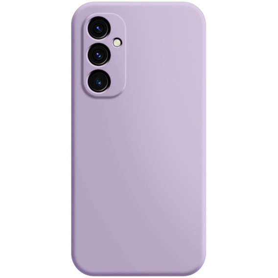 Case for Samsung Galaxy A25, Silicone Lite, purple + 9H glass