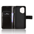 Flip case for Honor 400 5G, Crazy Horse Wallet, black