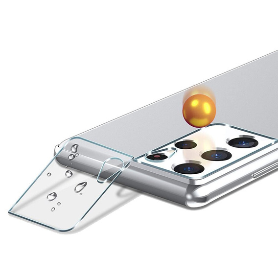 Tempered Camera Glass for Samsung Galaxy S21 Ultra, transparent