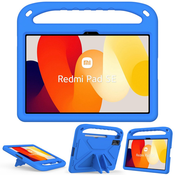 Children's Case for Xiaomi Redmi Pad SE 11", Children's Case with Handle, blue