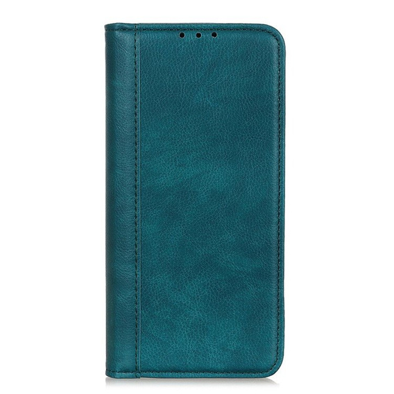 Case for Honor 90 Lite 5G, Wallet Litchi Leather, green