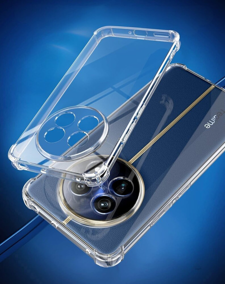 Case for Realme 12, Dropproof, transparent