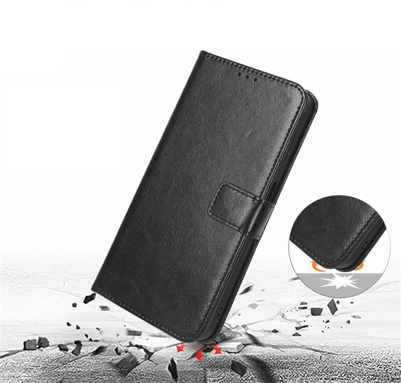 Crazy Horse Wallet flip case for OnePlus 15R