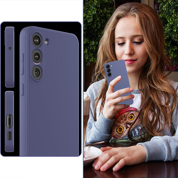 Case for Samsung Galaxy S23 5G, Silicone Lite, lavender