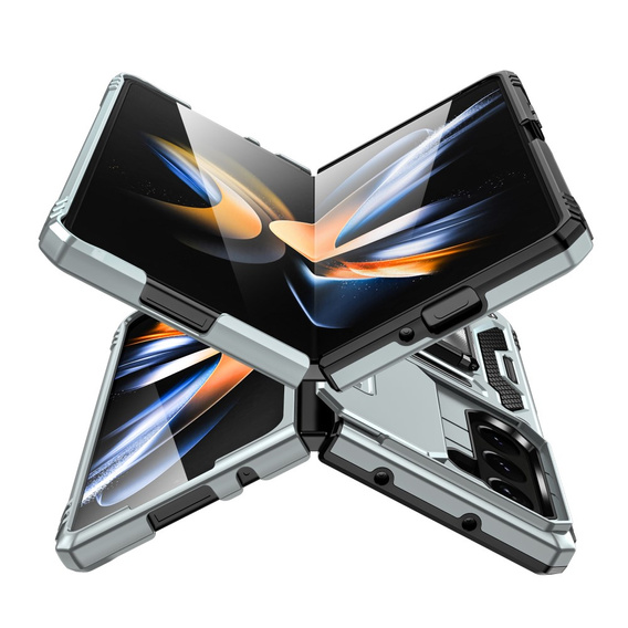 Case for Samsung Galaxy Z Fold6 5G, CamShield Slide, silver