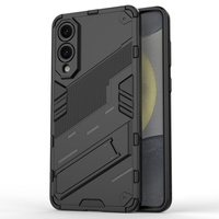 Case for Samsung Galaxy S25 Edge, Military kickstand, black