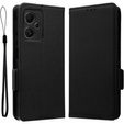 Flip case for Xiaomi Redmi Note 12 5G / POCO X5 5G, Wallet Litchi Magnet, black