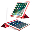Case for iPad 9.7 2018 / 2017/ Air / Air 2, Smartcase with stylus space, red