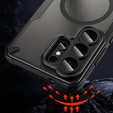 Armoured case for Samsung Galaxy S26 Ultra, for MagSafe, matte, black