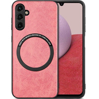 Case for Samsung Galaxy A14 5G, Leather Hybrid MagSafe, pink