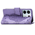 Flip case for Xiaomi Redmi Note 13 Pro 5G, Butterfly, purple