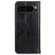 Flap case for Google Pixel 10 Pro XL / 9 Pro XL, with pocket, leather, black