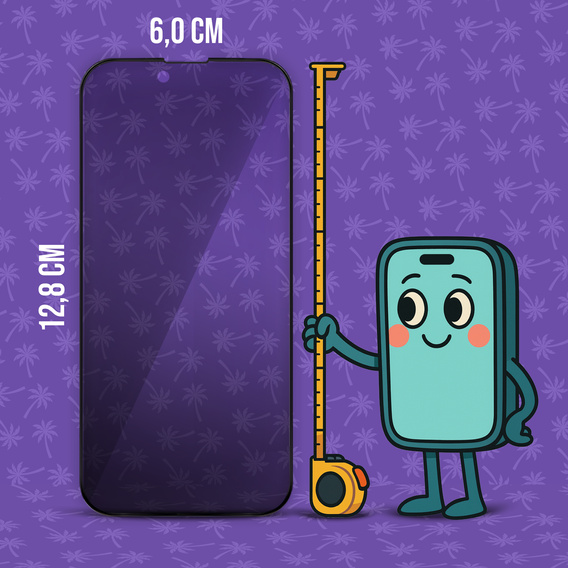 Shy Palm Privacy Tempered Glass for iPhone 13 Mini