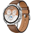 22mm Genuine Leather Coated Silicone Watch Band - Brown