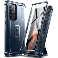 Armored case for Samsung Galaxy S22 Ultra, Dexnor Full Body, dark blue