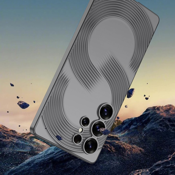 Case for Samsung Galaxy S25 Ultra, GKK Leather, black