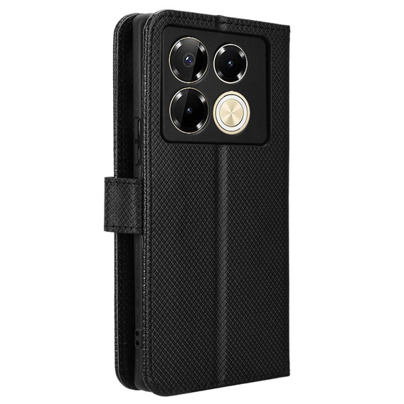 Flip case for Infinix Note 40 Pro, Wallet Smart Magnet, black