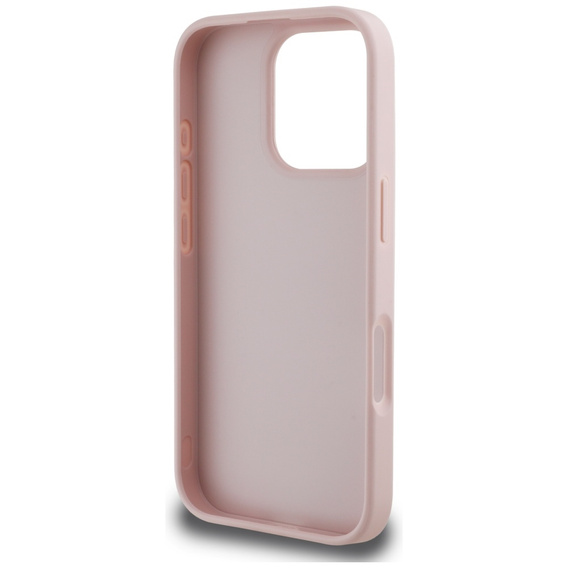 GUESS Grained Big 4G and Classic Logo case for iPhone 16 Pro