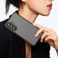Matt Case for Samsung Galaxy A17 5G, smoked with black sides