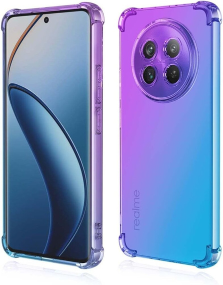 Case for Realme 12, Gradient Dropproof, Purple / blue