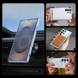 Magnetic Case for Samsung Galaxy S25 Ultra, for MagSafe, blue