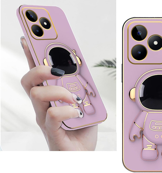 Case for Realme Note 50, Astronaut, purple