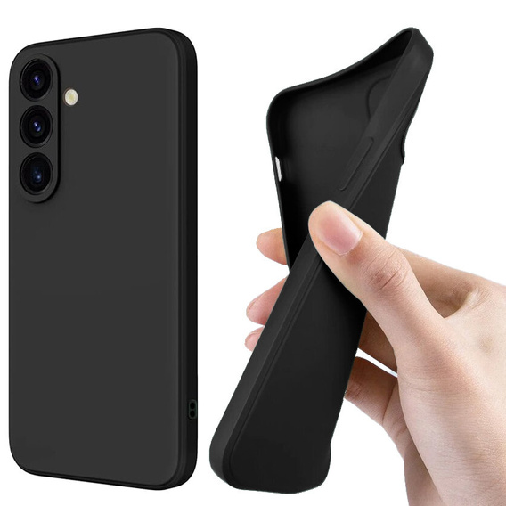 Thin Case for Samsung Galaxy M55 5G, Slim, black