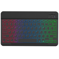 Case + keyboard Apple iPad Pro 11" 5 gen. 2024, Leather Pen Slot TouchPad, black