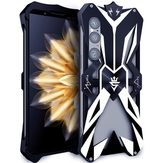 Armored case for Sony Xperia 1 VI, Aluminum Alloy, black