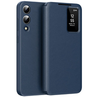 Flip case for Samsung Galaxy S25 Edge, Smart View Wallet, blue