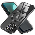 Case for iPhone 16 Pro, Electro MagSafe, black + Screen Glass