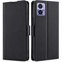 Flip case for Motorola Edge 30 Neo 5G, Wallet Thin Magnet, black