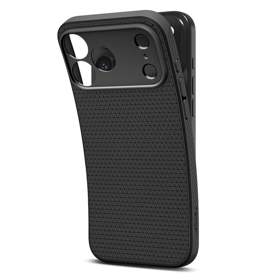 Spigen Liquid Air Case for iPhone 17 Pro, Matte Black