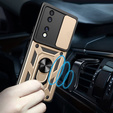 Case for Honor 70 5G, CamShield Slide, gold