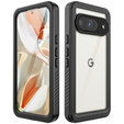 IP68 Waterproof Case for Google Pixel 9, Redpepper, black