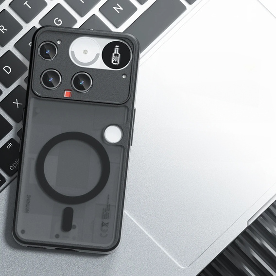 Case for Nothing Phone 3 5G, for MagSafe, ERBORD Matt Case, black